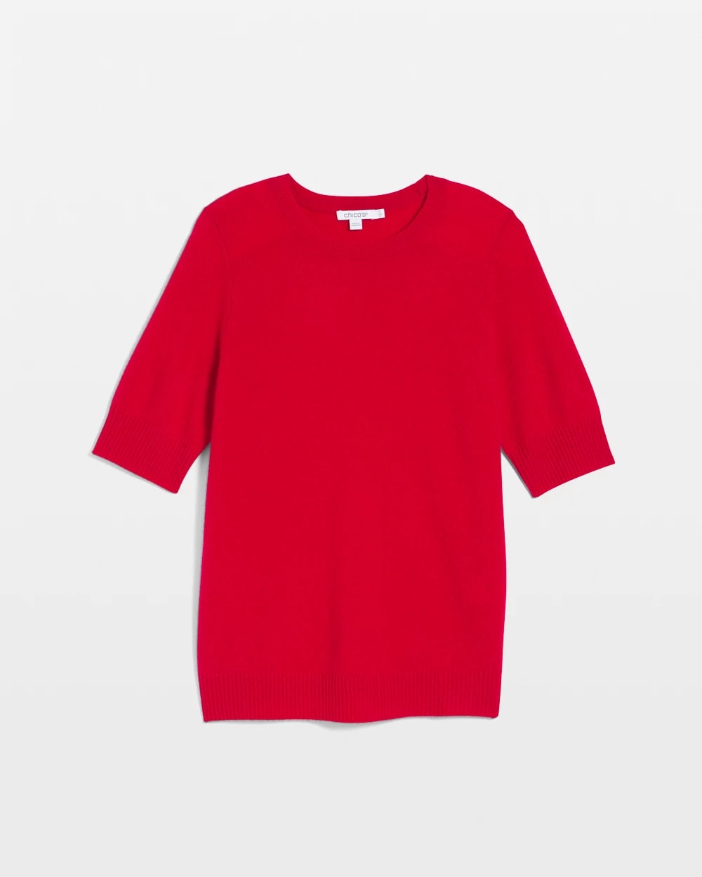 Crewneck Cashmere Pullover Sweater Red - Chico's