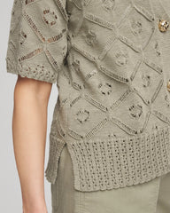 Short Button-down Cardigan Washed Sage - Chico's