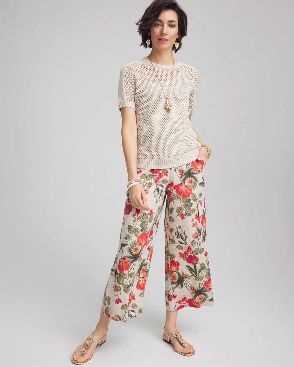 Dolman Sleeved Sweater Tee River Rock - Chico's