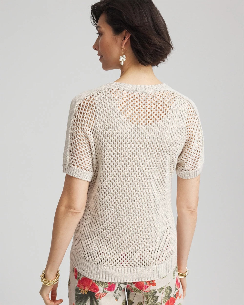 Dolman Sleeved Sweater Tee River Rock - Chico's