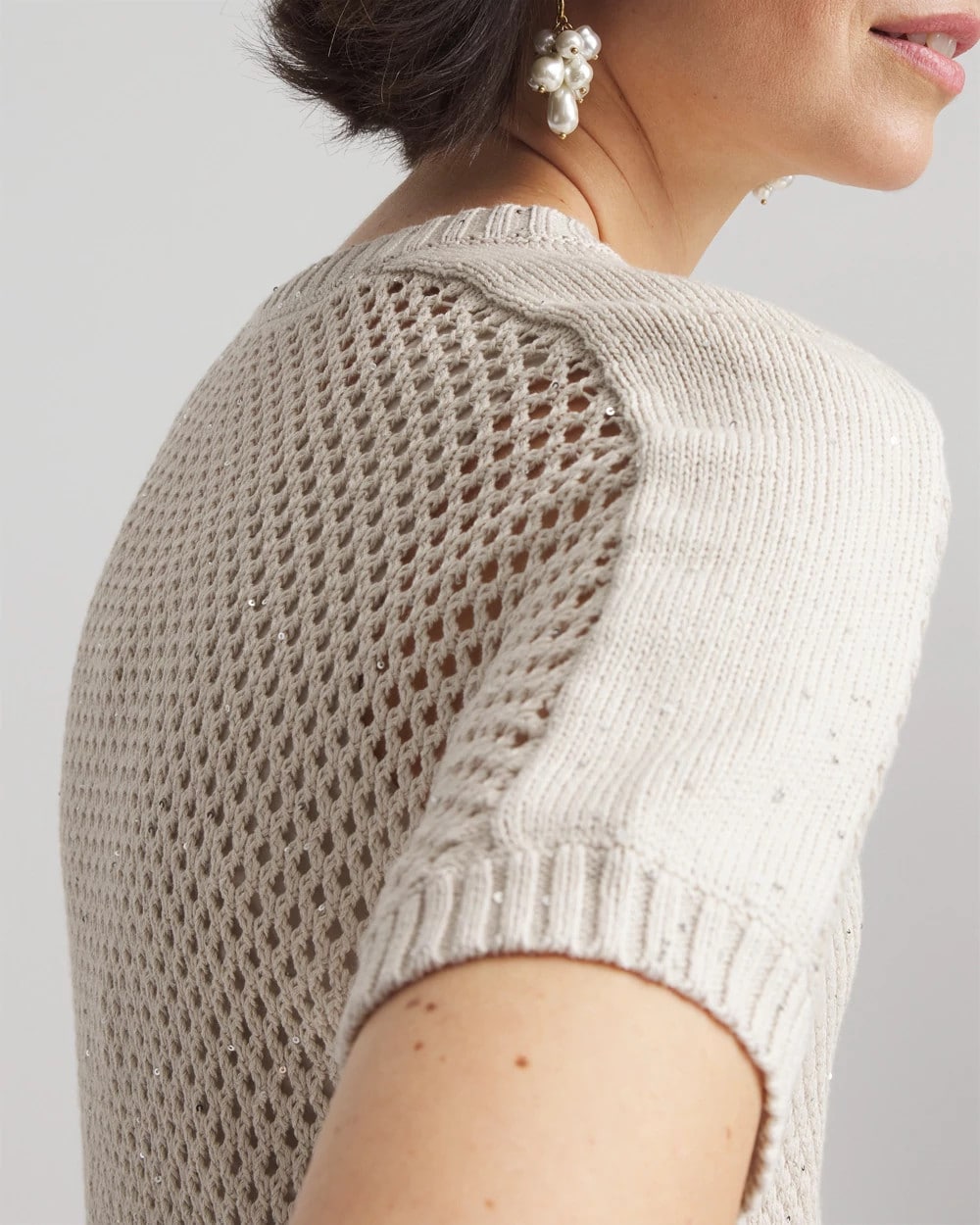 Dolman Sleeved Sweater Tee River Rock - Chico's