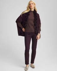 Metallic Ribbed Pullover Night Bloom - Chico's