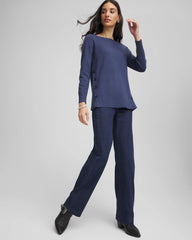 Button Tunic Sweater Indigo Sky - Chico's