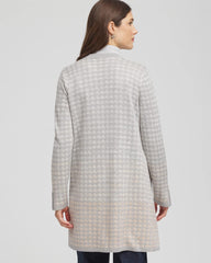 Metallic Herringbone Cardigan Gray - Chico's