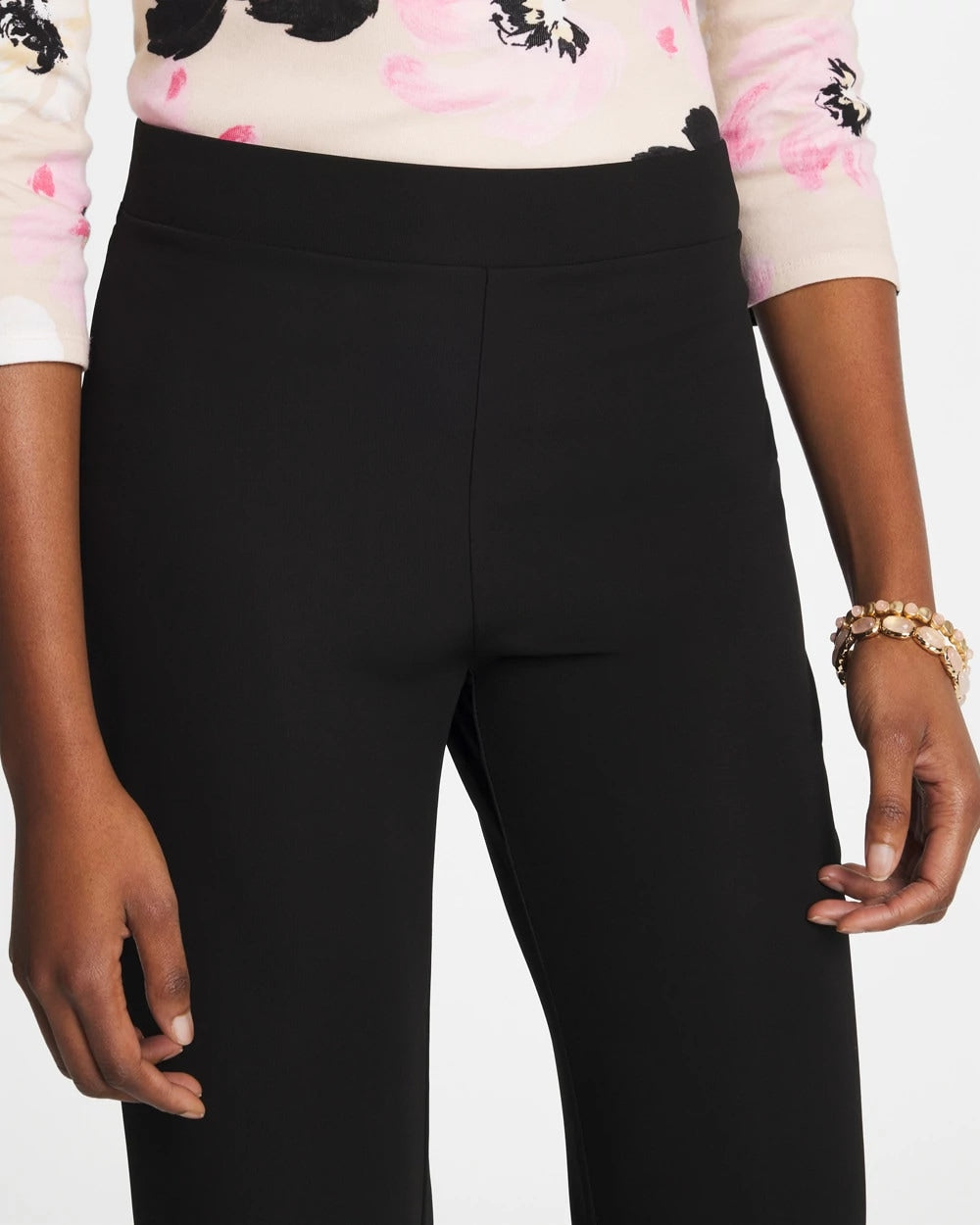 Matte Jersey Cropped Pants Black - Chico's