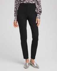 Emme Skinny Ponte Ankle Pants Black - Chico's