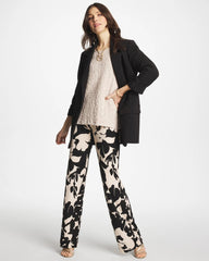 Shadow Blossom Matte Jersey Pants Black - Chico's