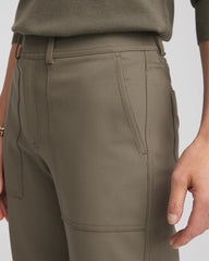 Petite Bi-Stretch Straight Ankle Pants Nettle Leaf - Chico's