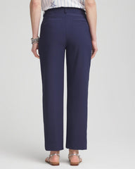Fly Front Ankle Pants Passport Blue - Chico's