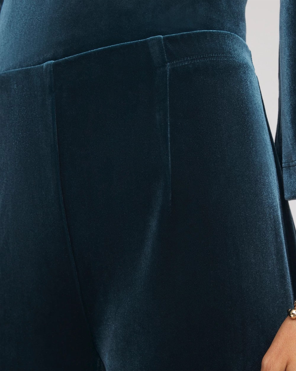 Travelers™ Velvet No Tummy Pants Teal Shadow - Chico's