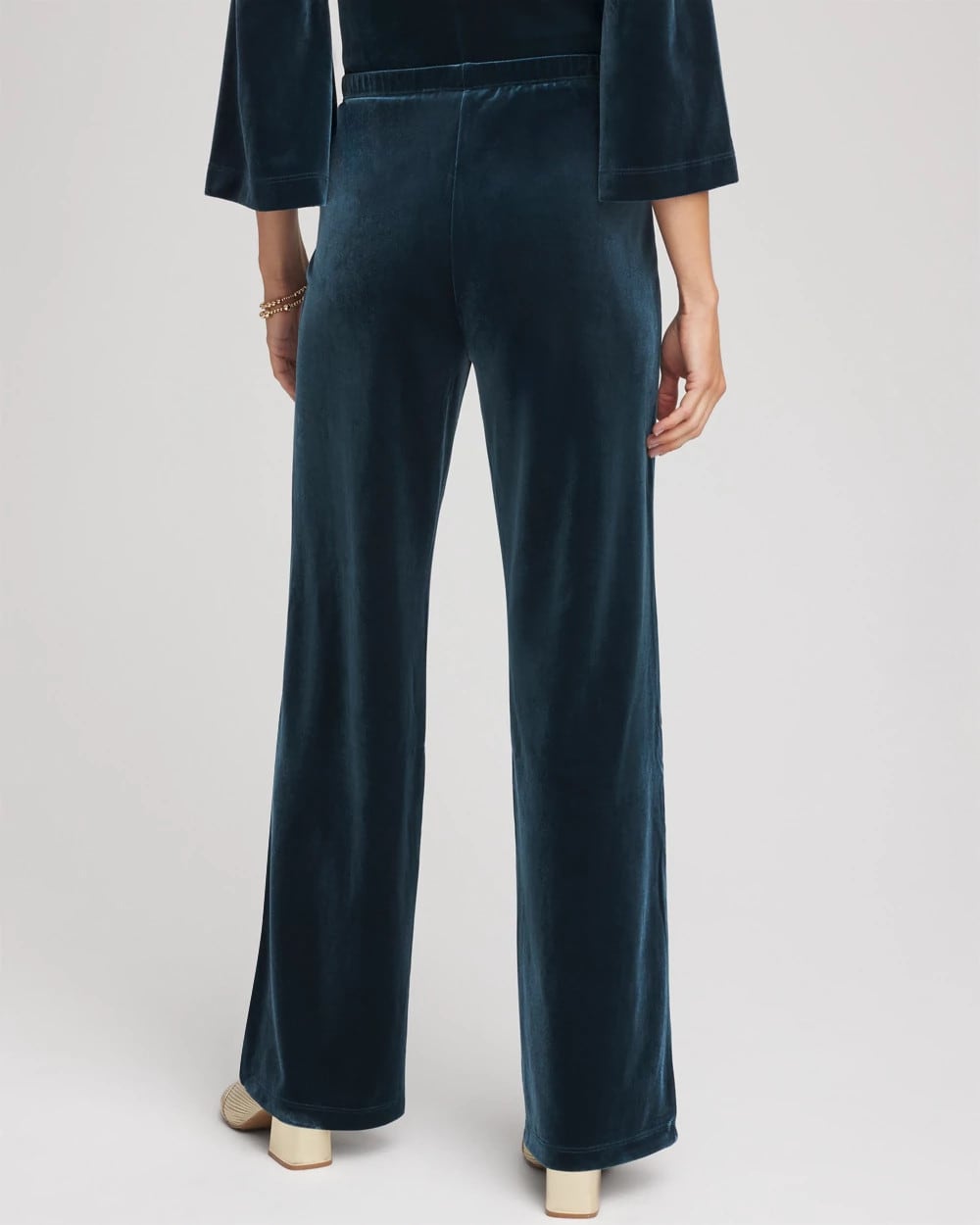 Travelers™ Velvet No Tummy Pants Teal Shadow - Chico's