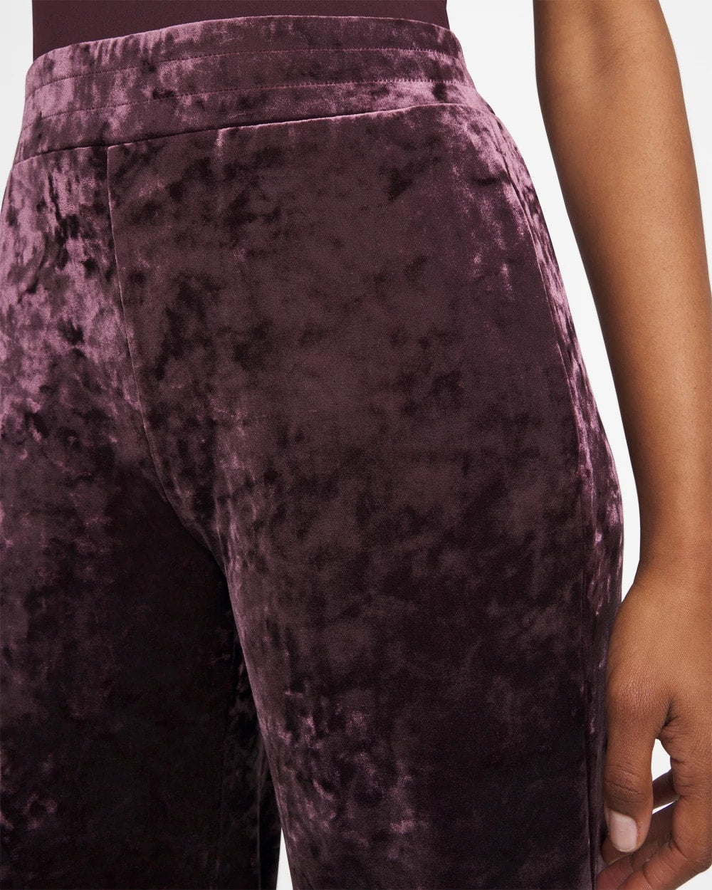 Crushed Velvet Wide-Leg Pants Night Bloom - Chico's