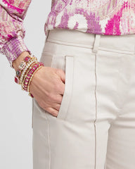 Stretch Sateen Straight Cropped Pants Smokey Taupe - Chico's