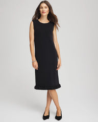 Travelers™ Fringe Hem Tank Dress Travelers Black - Chico's