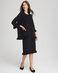 Travelers™ Fringe Hem Tank Dress Travelers Black - Chico's