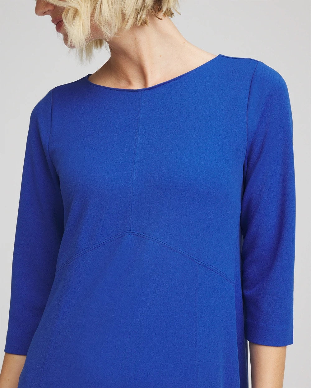 Seamed Crepe Maxi Dress Cobalt Stone - Chico's