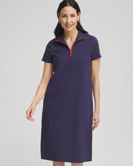 Zenergy® UPF Half-Zip Dress Passport Blue - Chico's