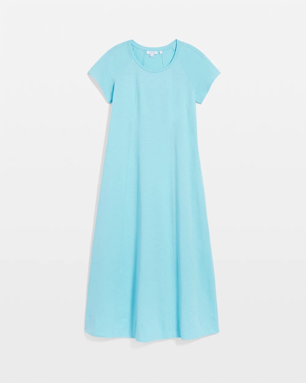 Short-Sleeved Maxi Dress Paradiso Blue - Chico's