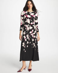 Column Knit Maxi Dress Black - Chico's