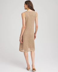 Crochet-Knit Sequins Tank Dress Cafe Aroma - Chico's