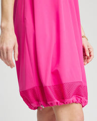 Zenergy® UPF Mesh-Trim Bungee Dress Crushed Berries - Chico's