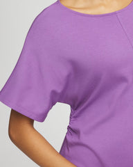 Fit and Flare Cinched Waist Dress Plum Shade - Chico's