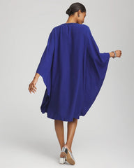 Embellished Kaftan Dress Blue Casa - Chico's
