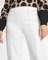 Utility Wide Pull-On Crop Jeans Alabaster - Chico's