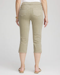 19" Pull-on Capri Jeans Washed Sage - Chico's