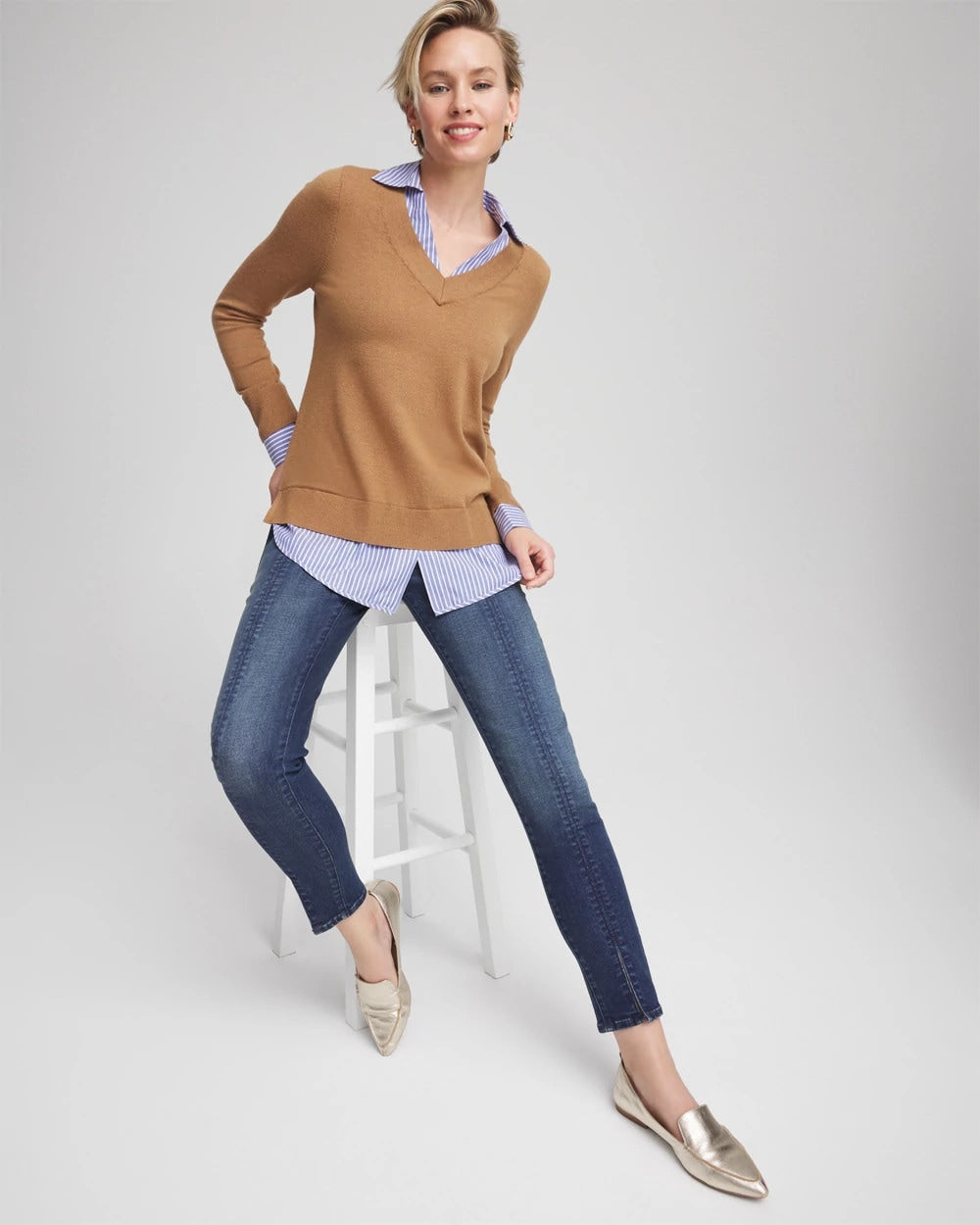 Pull-On Slim Ankle Jeggings Estero Indigo - Chico's