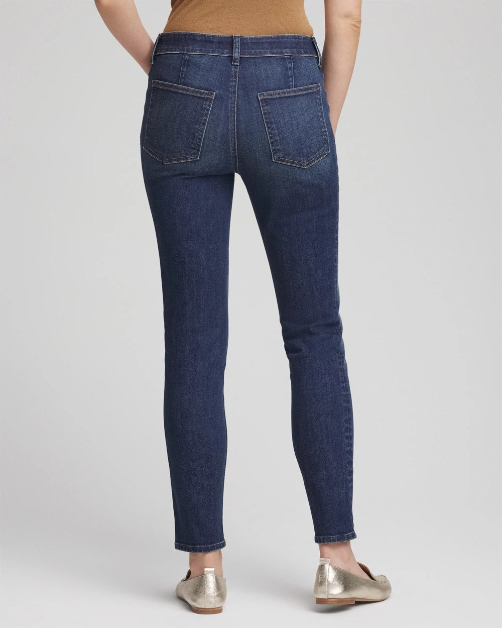 Pull-On Slim Ankle Jeggings Estero Indigo - Chico's
