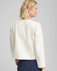 Pearl Trim Tweed Jacket English Cream - Chico's
