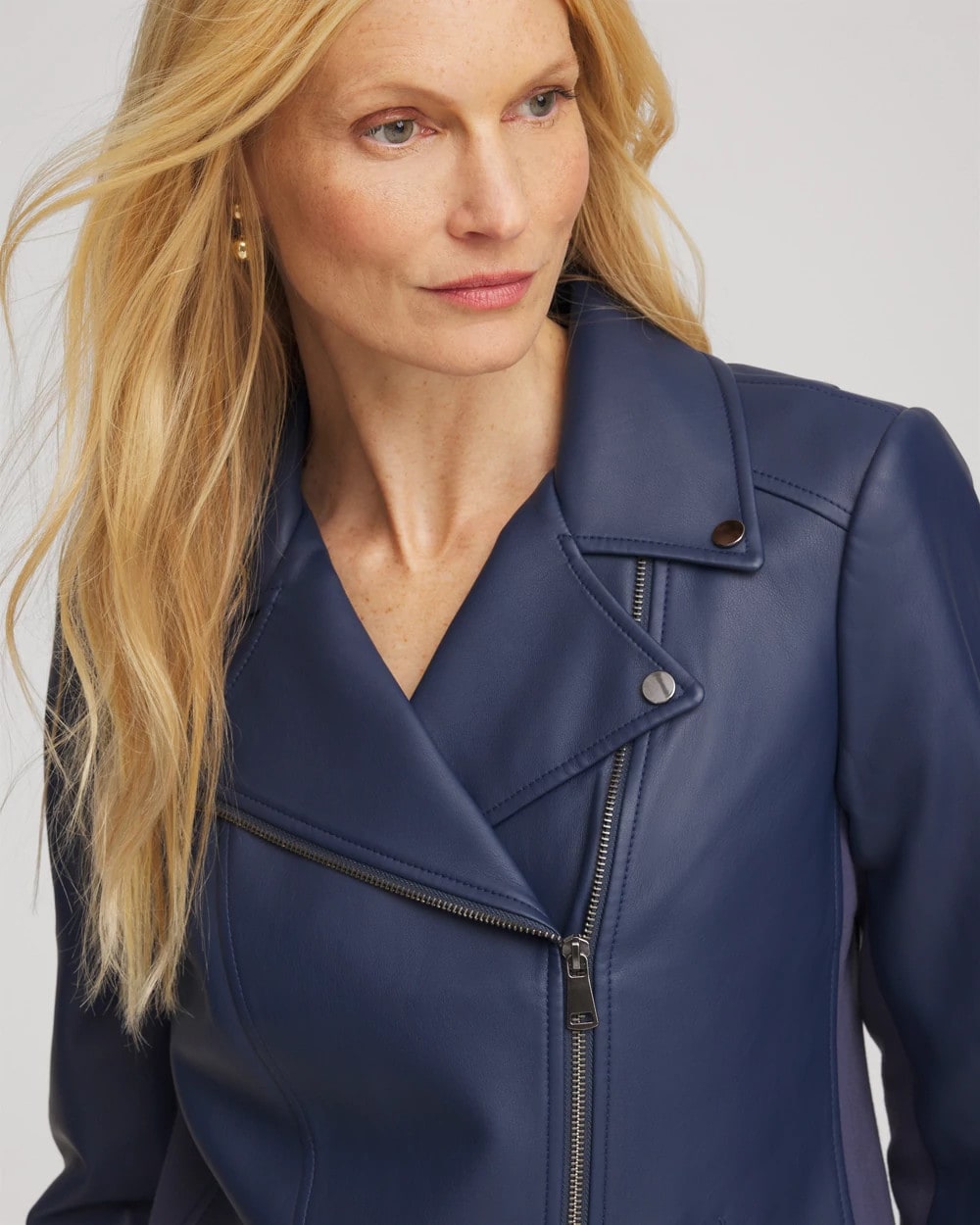 Faux Leather Moto Jacket Pacific Rim - Chico's