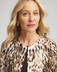 Travelers™ Collection Animal Jacquard Jacket Deep Taupe - Chico's