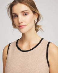 Zenergy® Luxe Cashmere-Blend Tank Champagne Fizz - Chico's