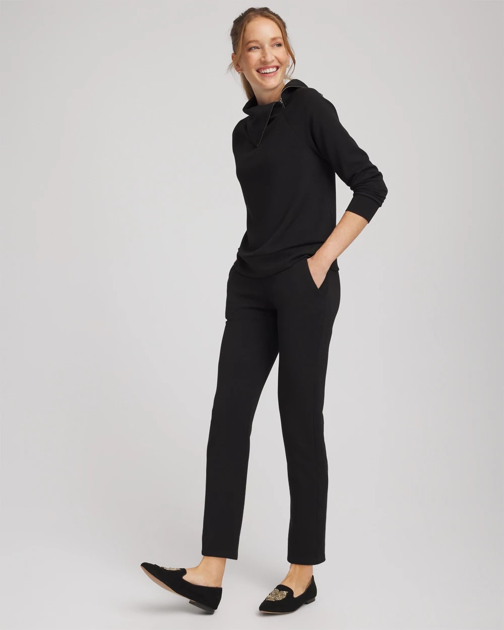 Zenergy® Soft Popover Top Black - Chico's