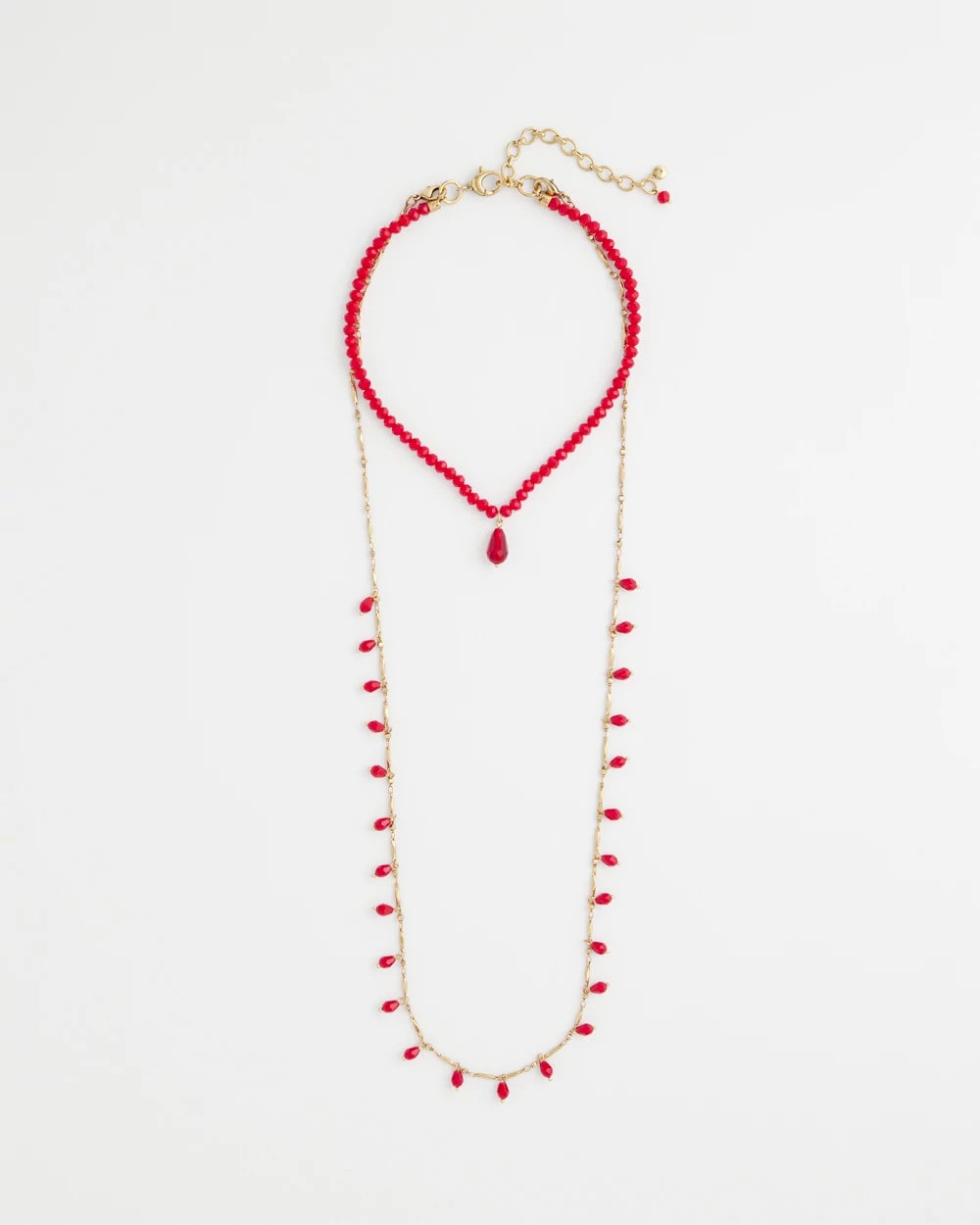 Convertible Red Necklace Red - Chico's