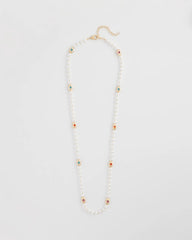 Goldtone Faux Pearl Single-Strand Necklace Pearl - Chico's