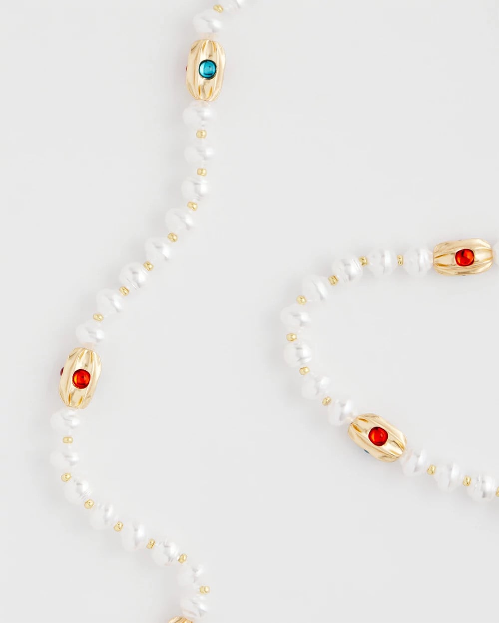 Goldtone Faux Pearl Single-Strand Necklace Pearl - Chico's