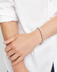 Shiny Round Stretch Bracelet Iridescence - Chico's