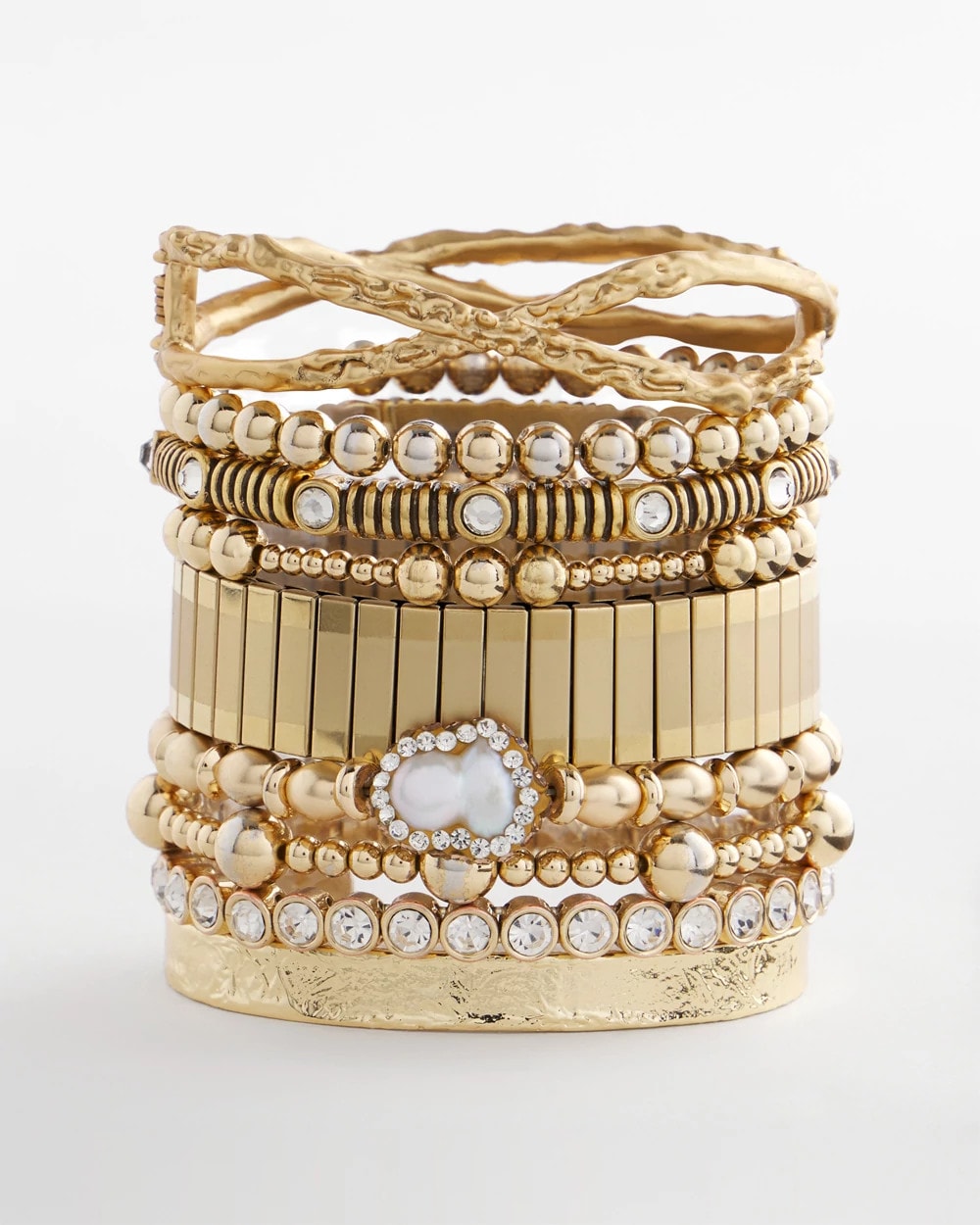 Goldtone Stretch Bracelet Gold - Chico's