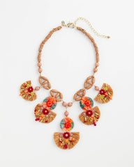 Tropical Floral Bib Necklace Multi - Chico's