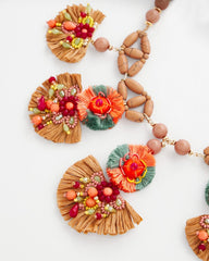 Tropical Floral Bib Necklace Multi - Chico's
