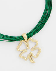 Clover Pendant Necklace Green - Chico's