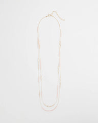 Pink Double-Strand Necklace Pink - Chico's