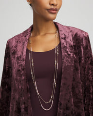 Pink Double-Strand Necklace Pink - Chico's