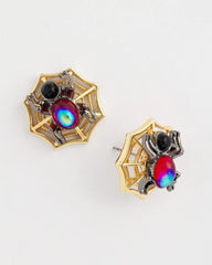 Spider Web Glitz Earrings Orange - Chico's