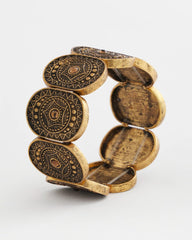 Medallion Stretch Bracelet Gold - Chico's