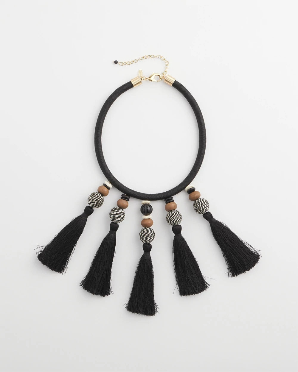 Chico's Originals Tassel Statement Necklace Neutral - Chico's