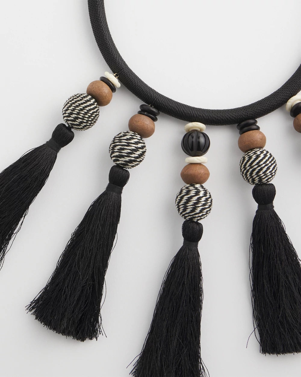 Chico's Originals Tassel Statement Necklace Neutral - Chico's